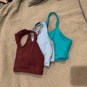 Fabletics medium impact sports bras (bundle of 3)